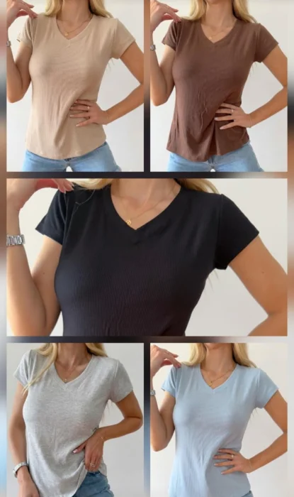 Remera Escote V de Morley Viscosa