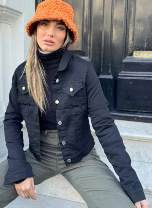 Campera Negro Elastizado