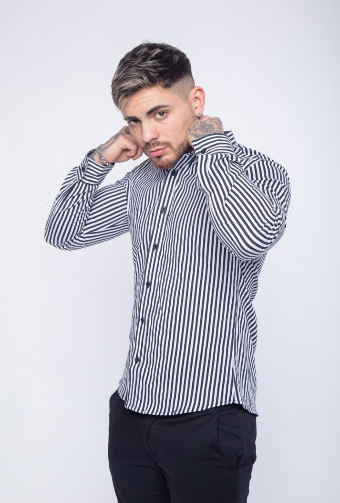 Camisas Slim Fit Rayadas - Imagen 3