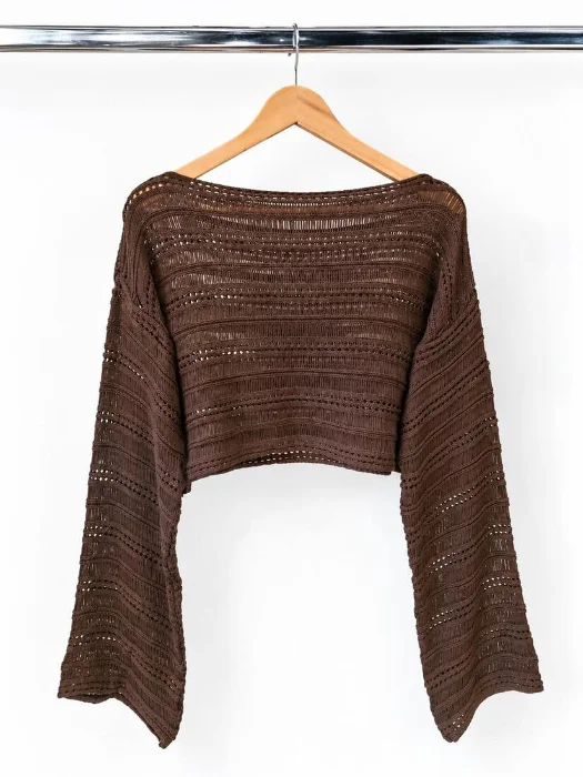 Sweater Crop Calado