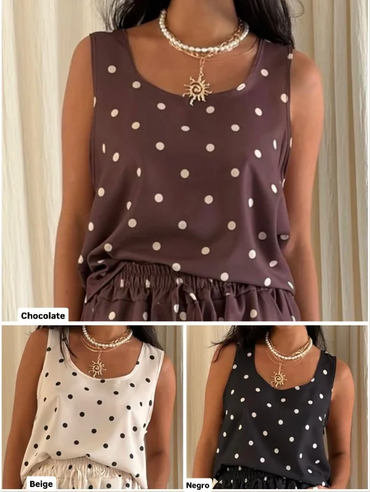 Musculosa Cey Lunares