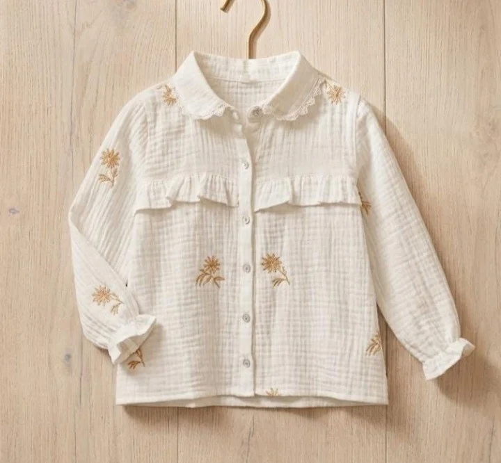 Camisa Coton 4a14 Village Nena - Imagen 4