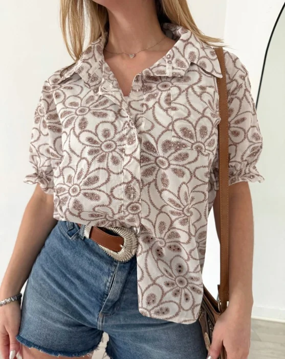 Camisa Flores