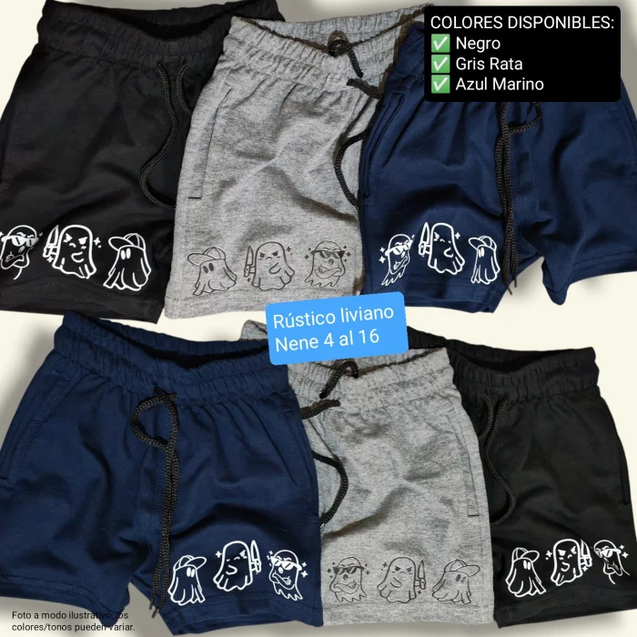 Shorts C/estampado Nene