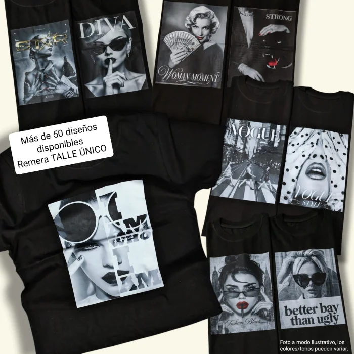 Remera Dama Talle Único