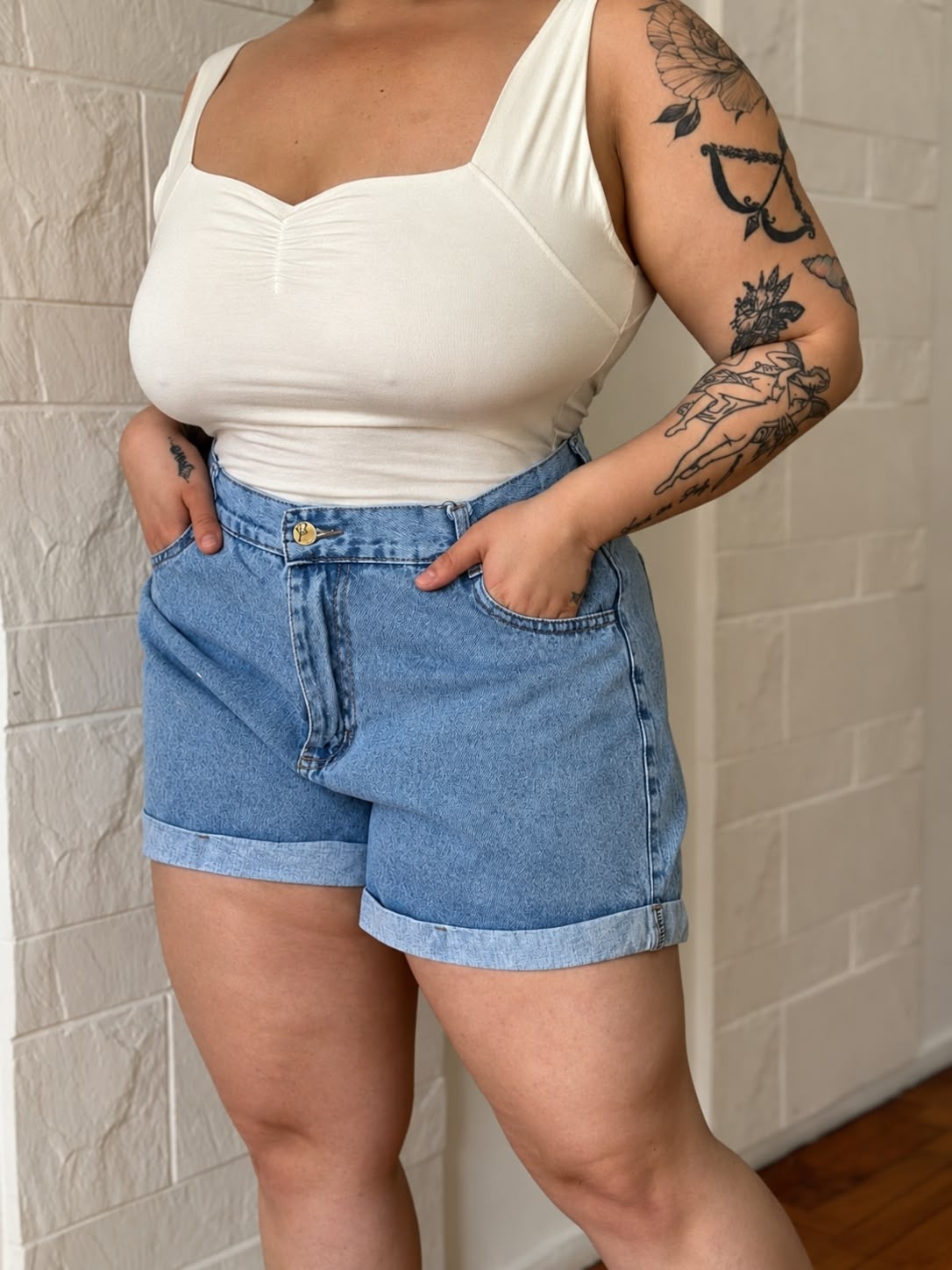 Short Mom Plussize  X Curva - Imagen 3