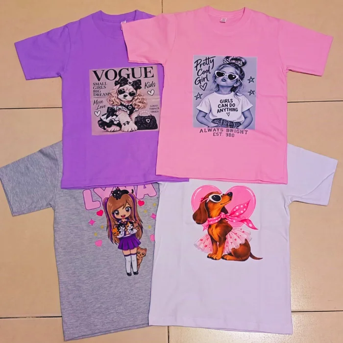 Remeras Algodón Peinado de Nena