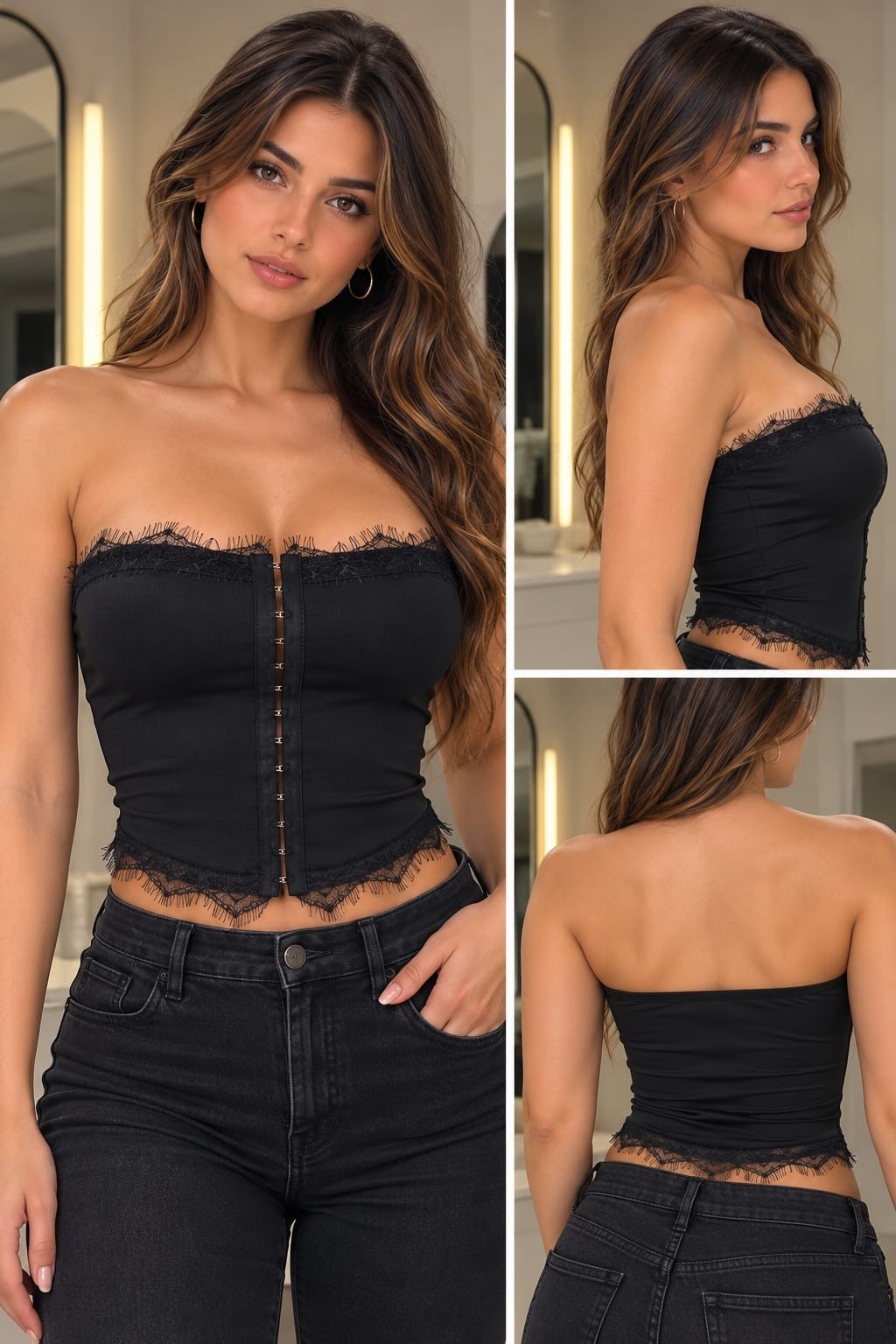 Top Corset Strapless - Imagen 2