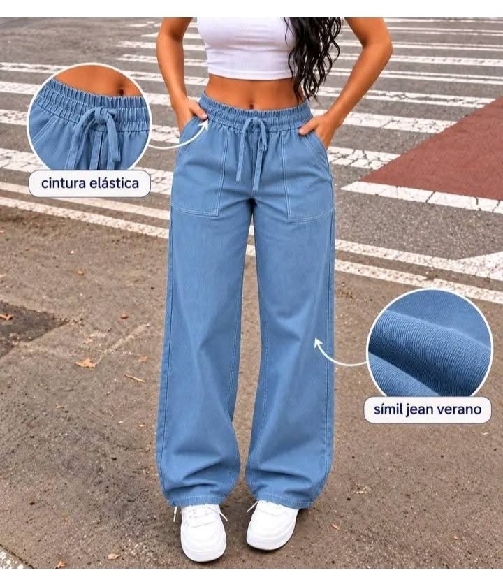 Pantalón Semi Jean - Imagen 2