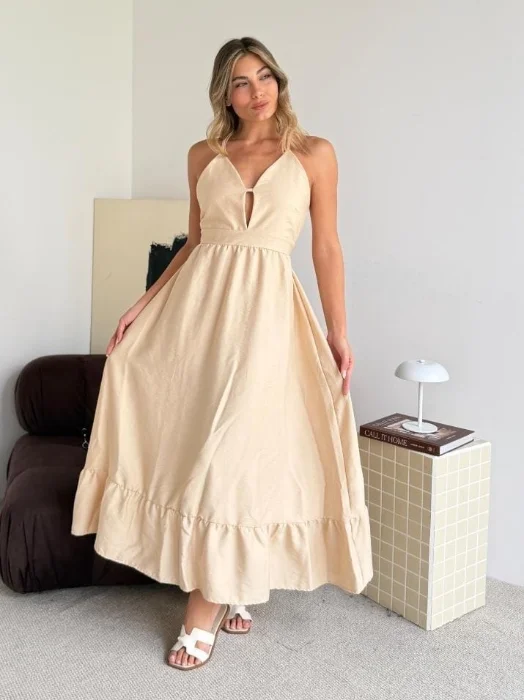 Vestido con Volado