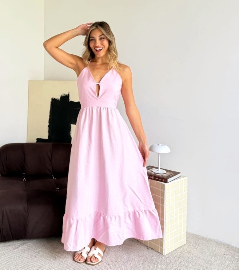Vestido con Volado - Imagen 3