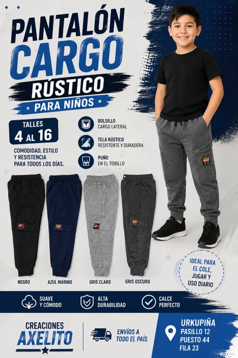 Pantalón Cargo
