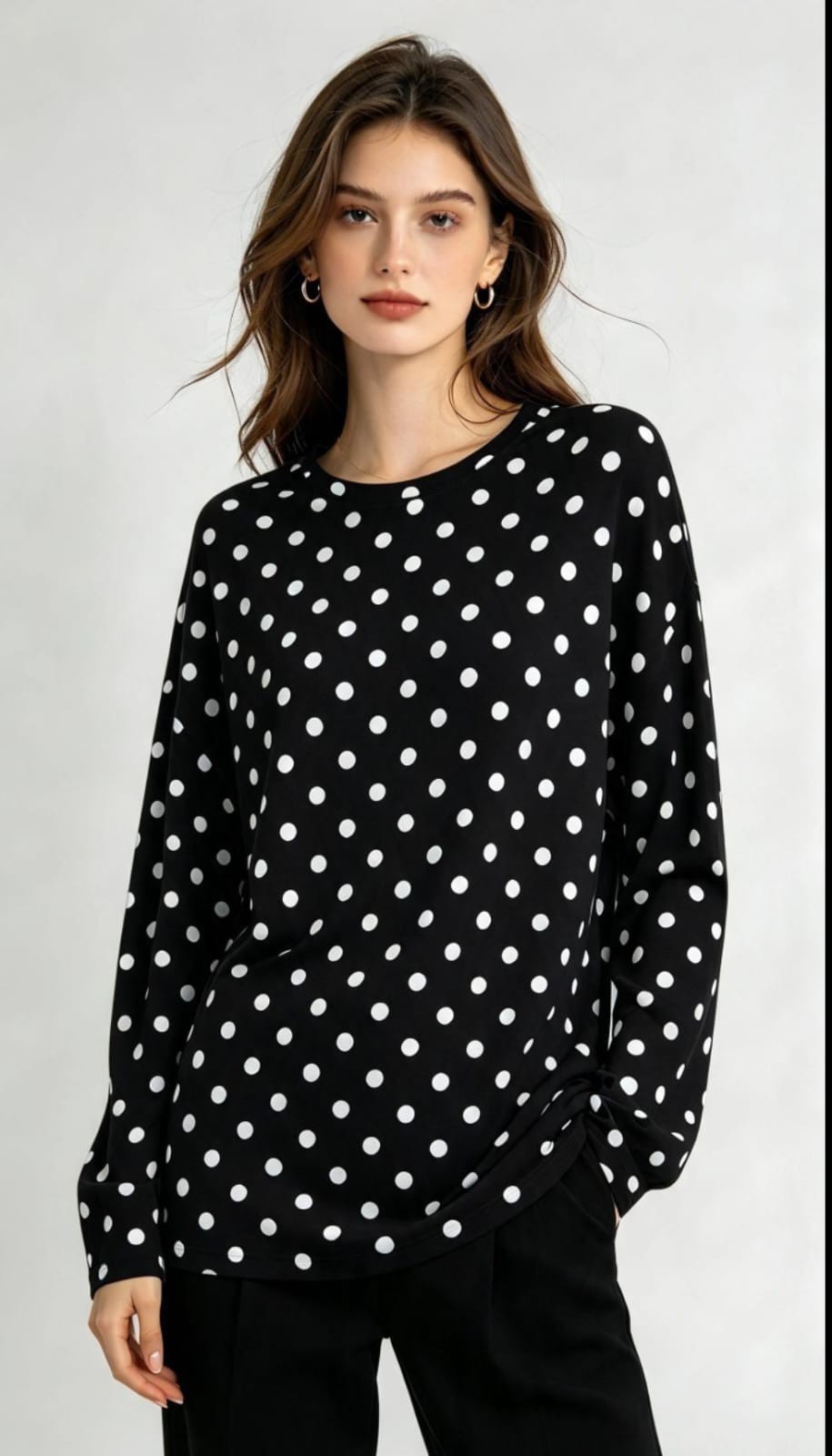 Camisetas de Algodon con Lunares - Mujer - Imagen 2