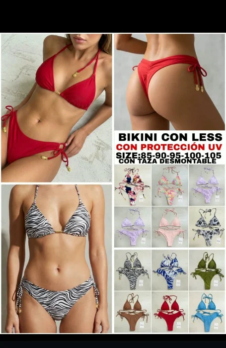 Bikini Importada con Protección Uv