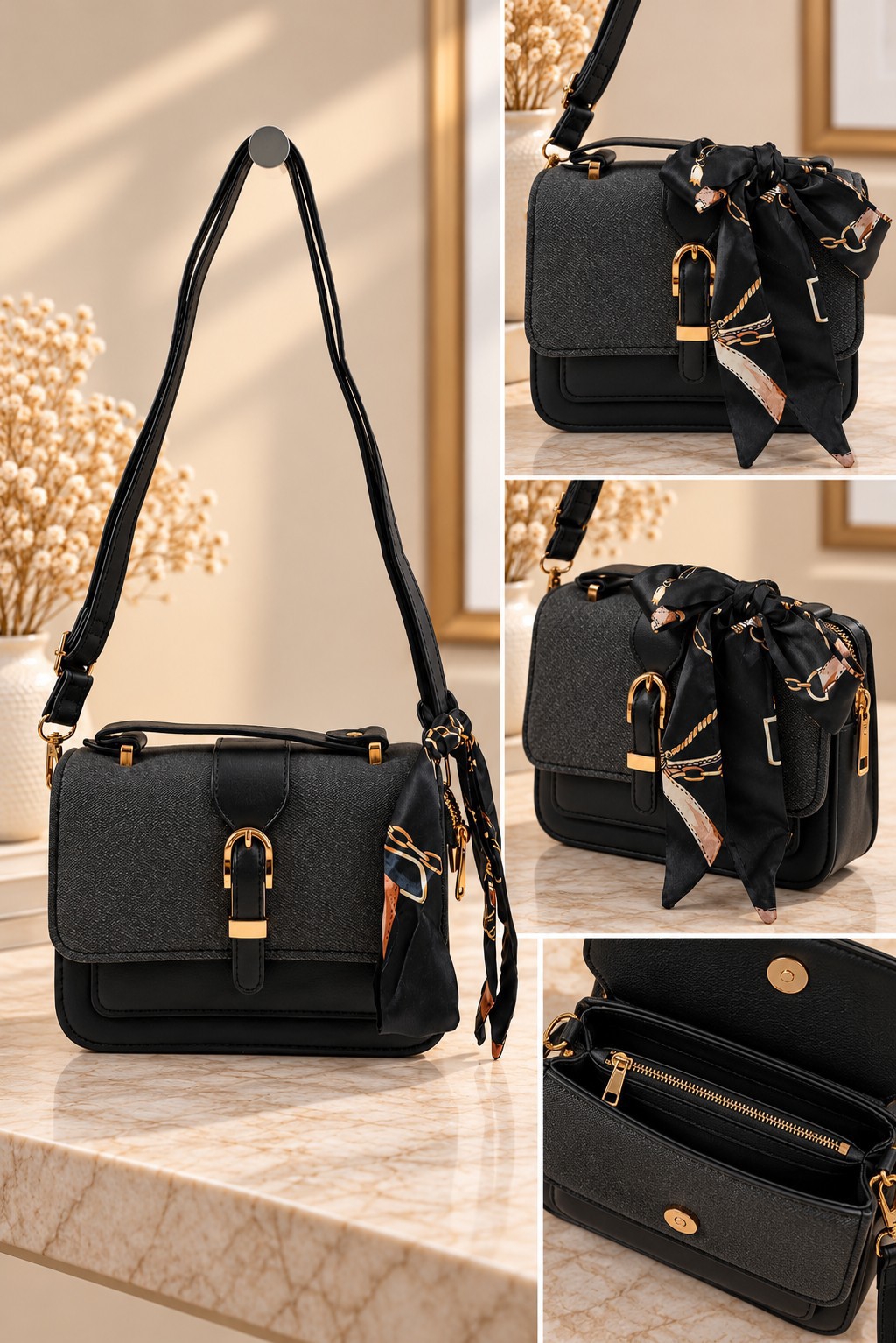 Cartera Rígida  Hebilla con Accesorio - Imagen 3