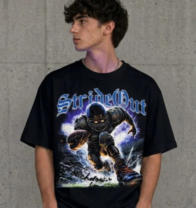 Remera Over Stride Out