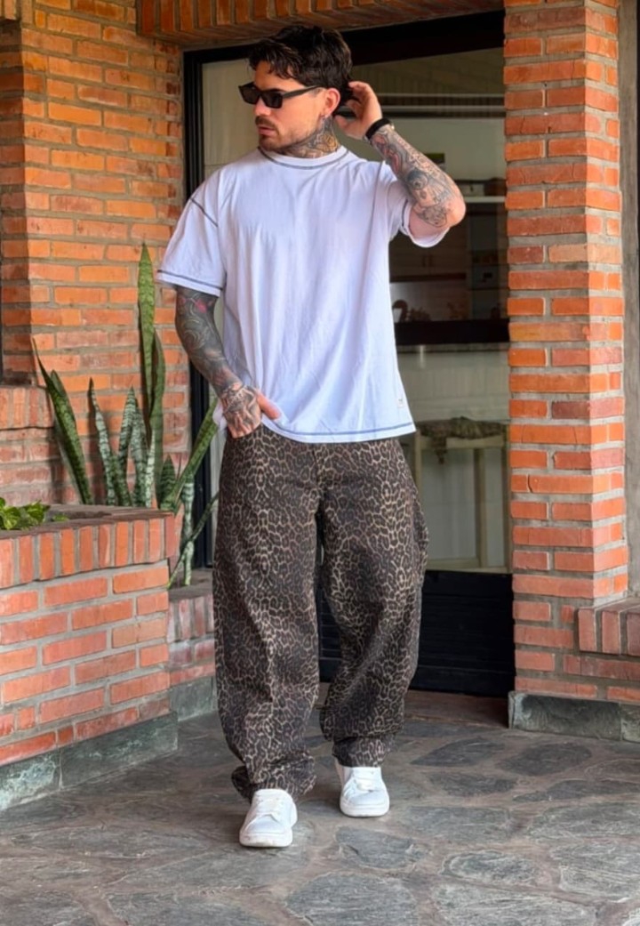 Baggy Animal Print Choco - Imagen 2