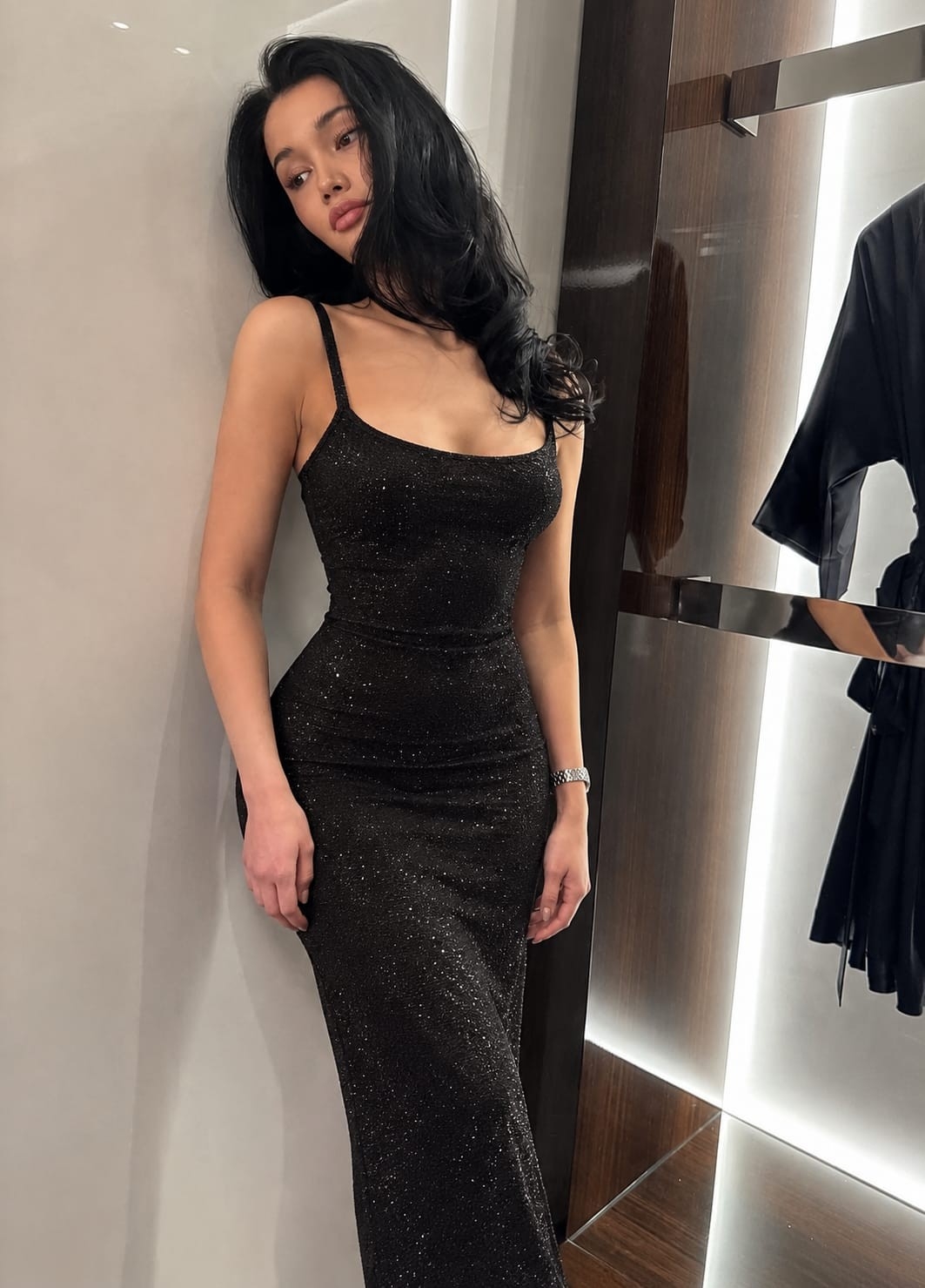 Vestido Largo/vestidos de Fiesta/vestido Glitter/vestido Elegante/vestido con Brillos - Imagen 3