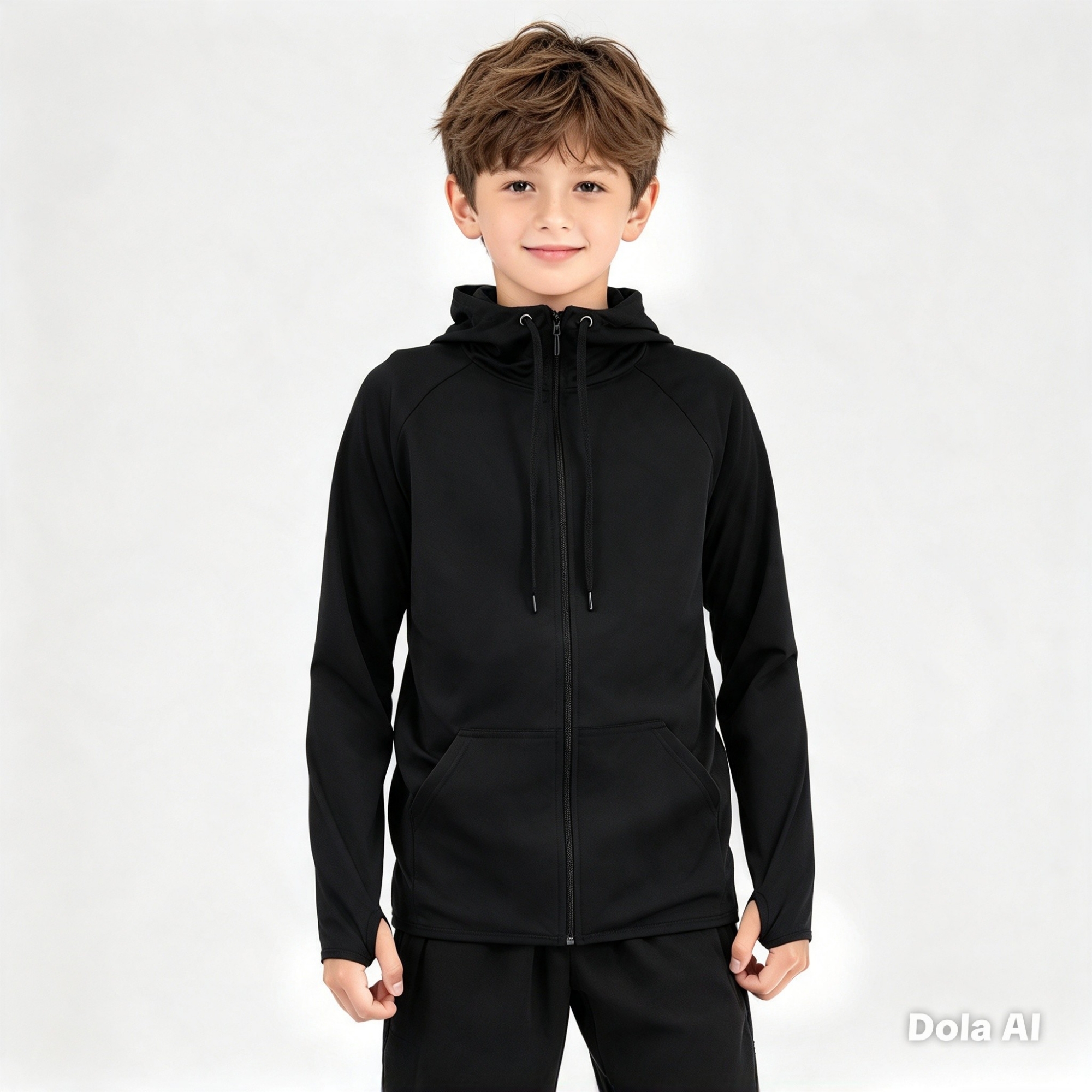 Campera Lycra Premiun Deportivo sin Frisa - Imagen 3