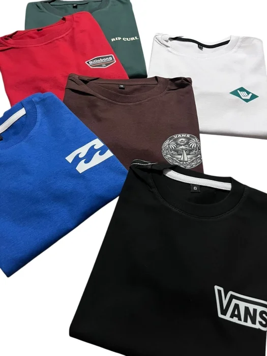 Remeras de Niño Unisex Algodón Peinado Logo Chico