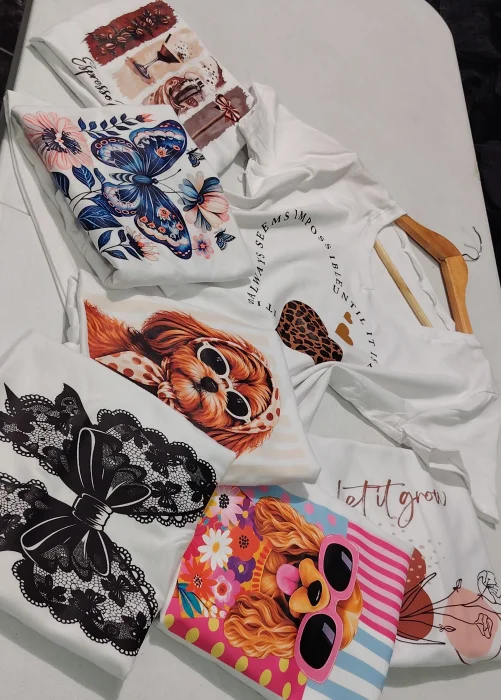 Remeras Cuello V Algodón