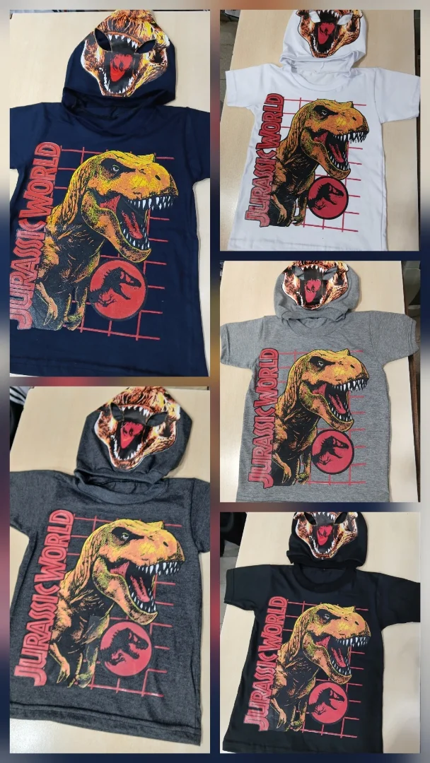 Remera C/mascara Algodon Peinado - Imagen 6