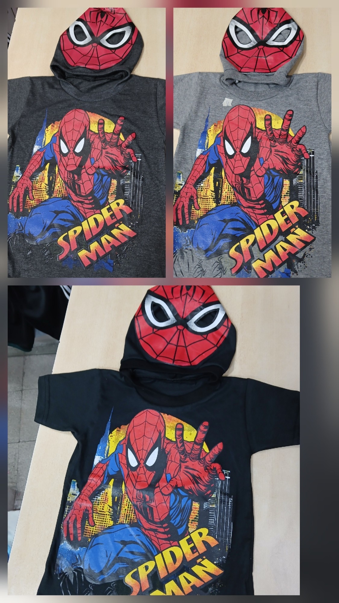 Remera C/mascara Algodon Peinado - Imagen 4