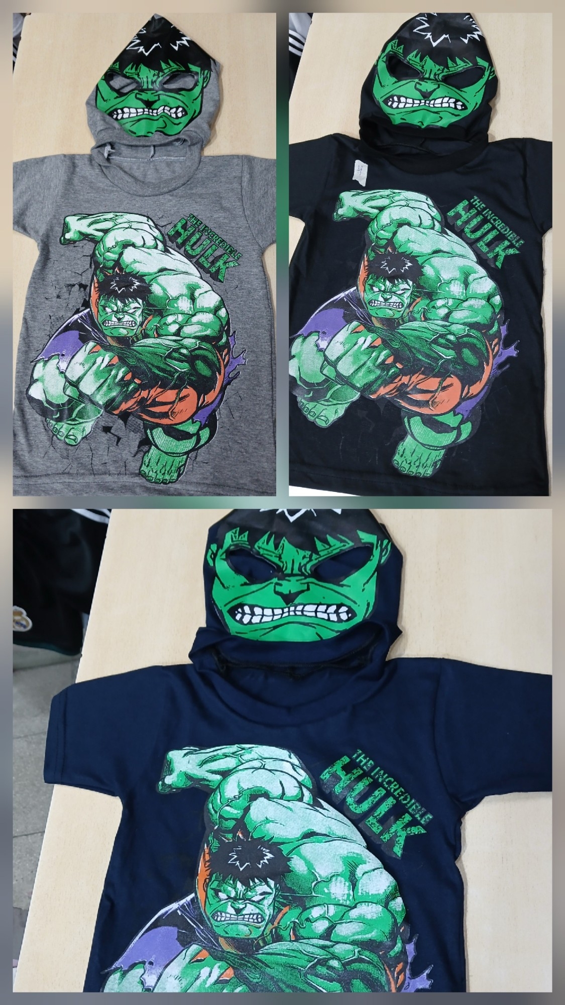 Remera C/mascara Algodon Peinado - Imagen 5