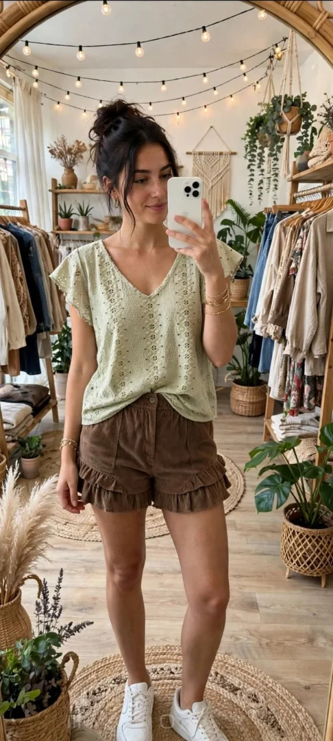 Blusa de Broderie - Imagen 1