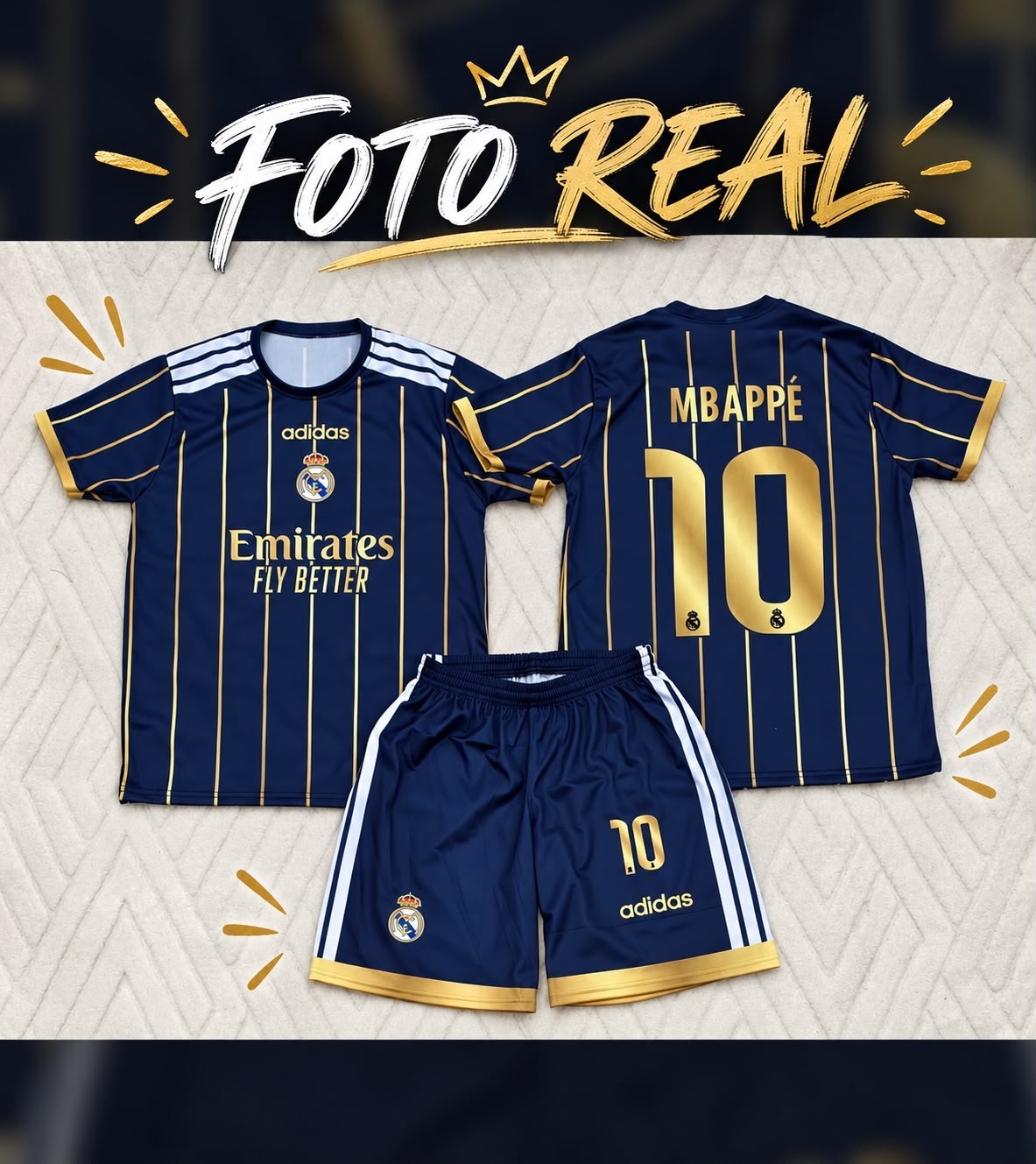 Conjunto de Niño Real Madrid/ Brasil Raphinha - Imagen 3
