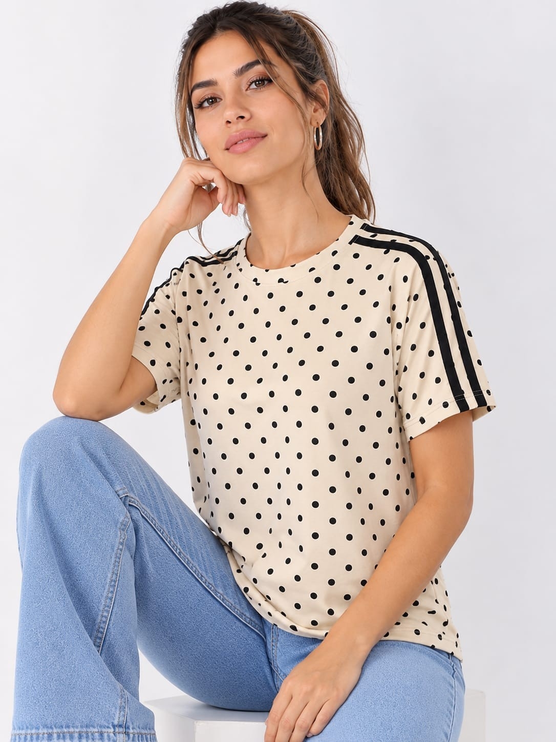 Remera Modal Viscosa con 2 Lineas - Imagen 3