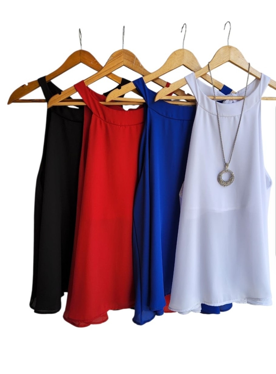 Musculosa Doble con Moño de Gasa - Imagen 3