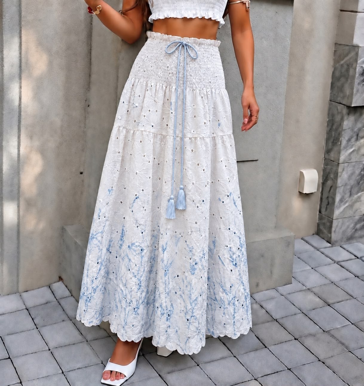 Falda Broderie - Imagen 2