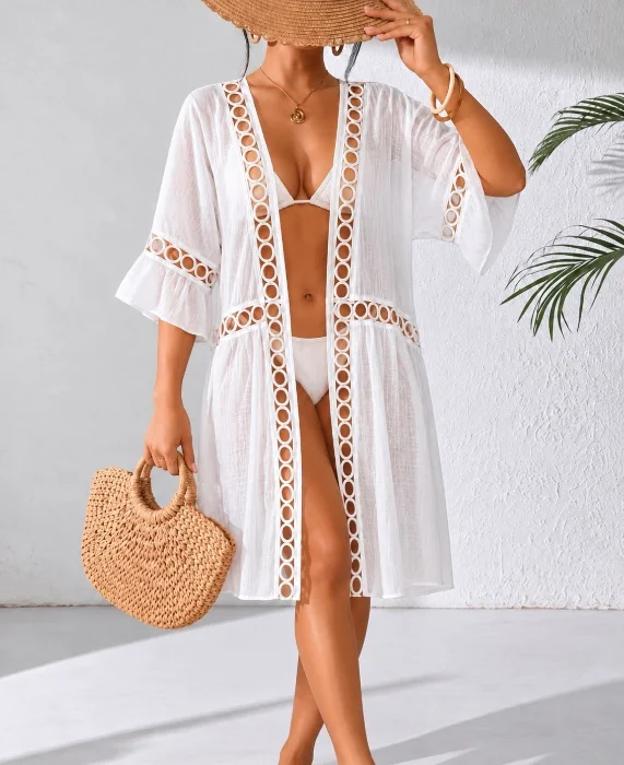 Kimono Argollas Bordadas