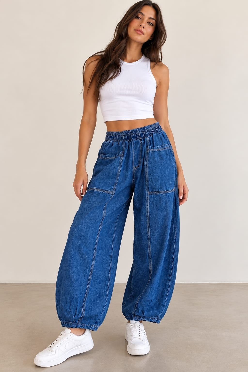 Pantalón Barrel de Jean Liviano - Imagen 2