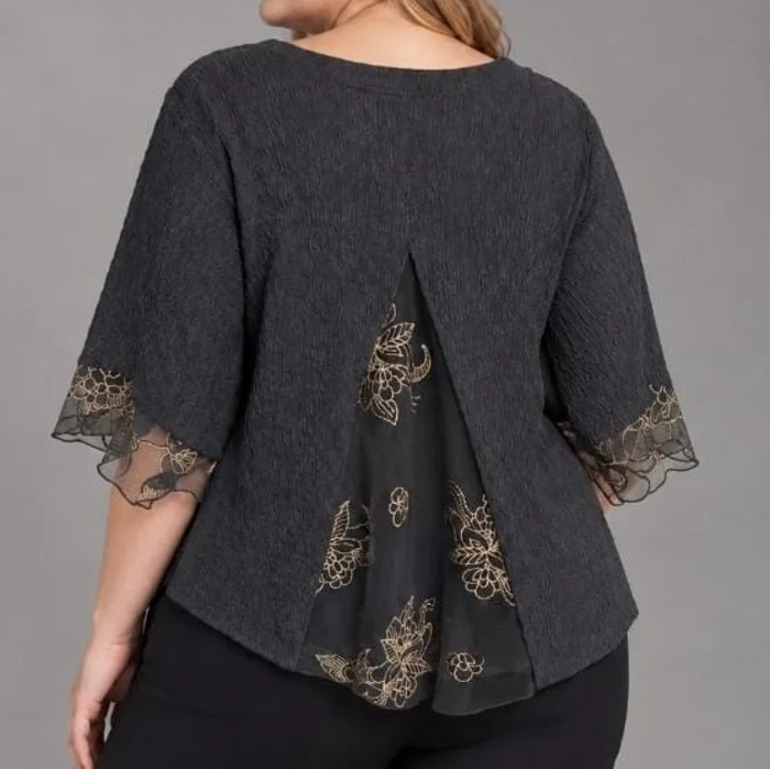 Remera con Tul en la Espalda