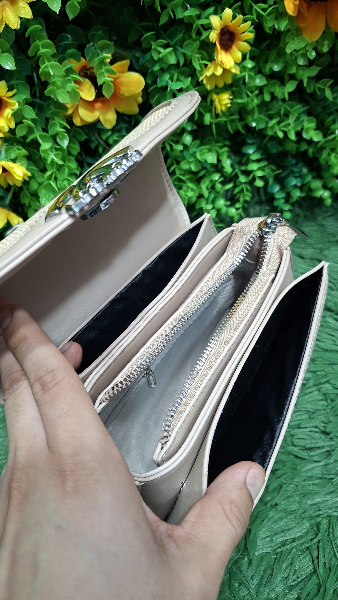 Carterita de Mano Morral Cuero Pu Excelente Calidad - Imagen 4
