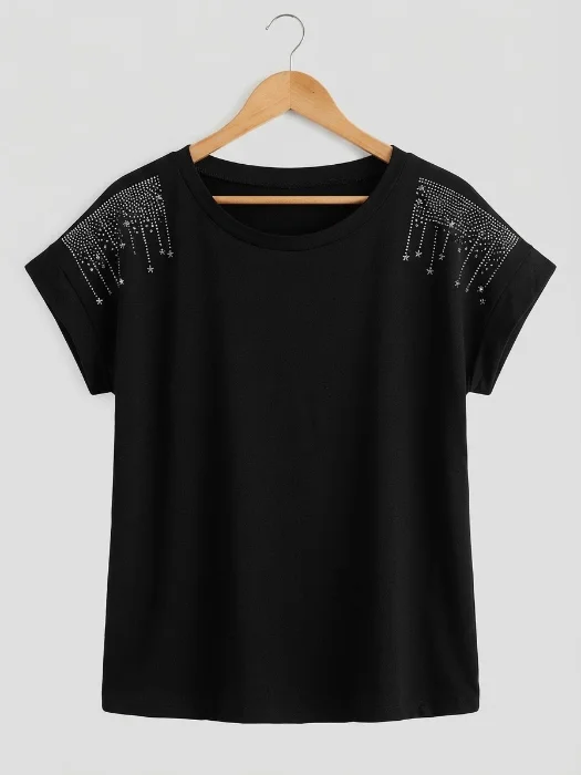 Remera con Strass