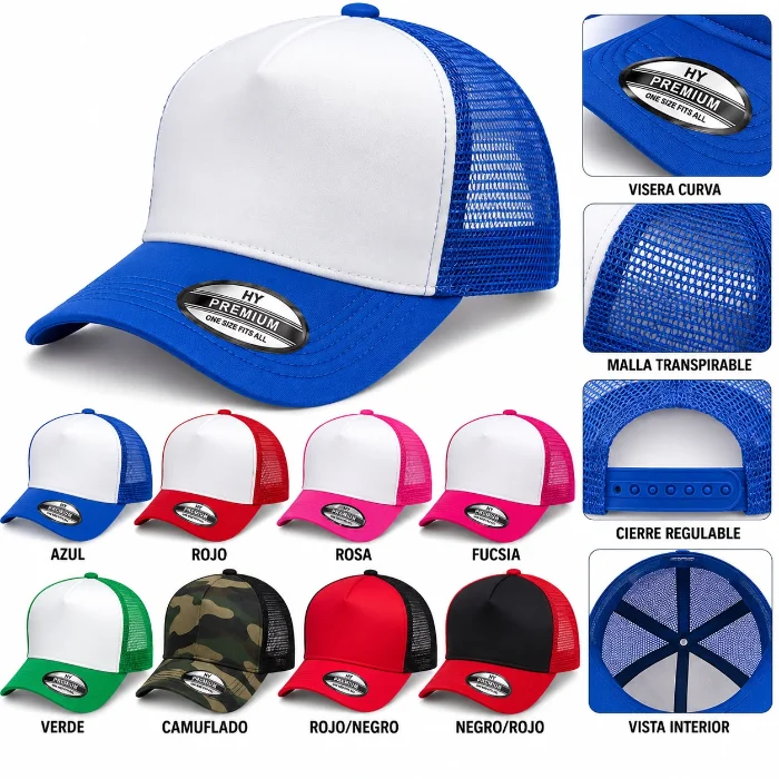 Gorra Trucker Combinada