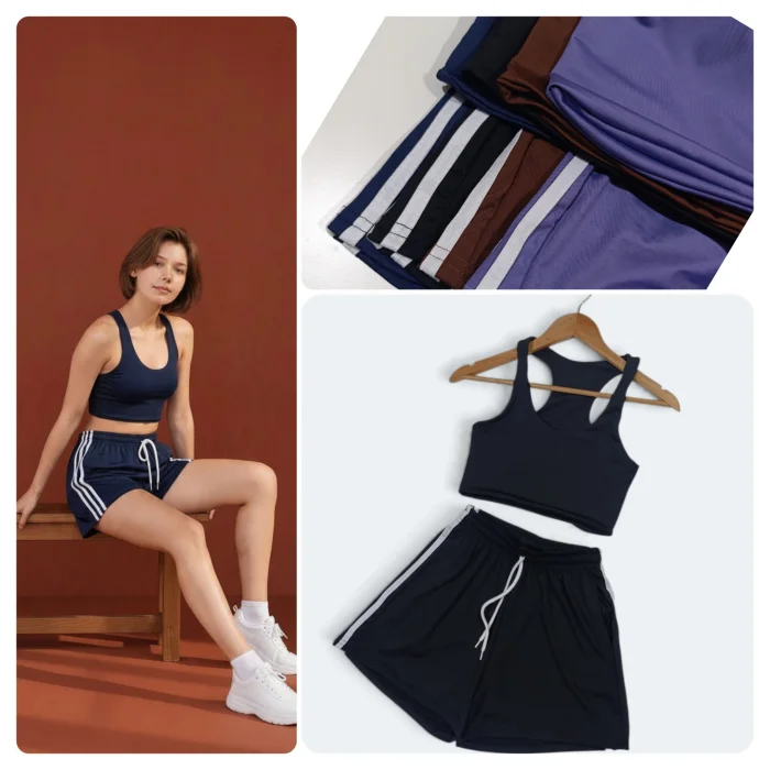 Conjuntos de Mujer (top+shorts3)