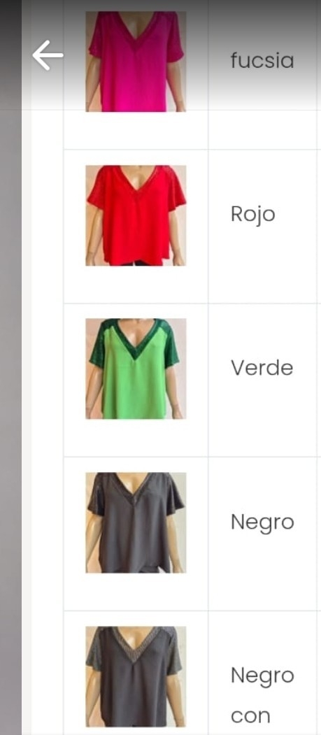 Blusa Cuello V Combinada con Brillo - Imagen 3
