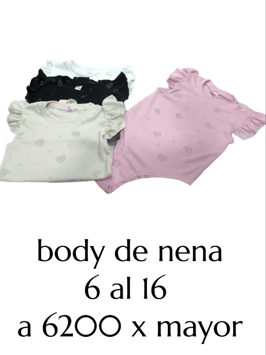 Body de Nena con Brillo