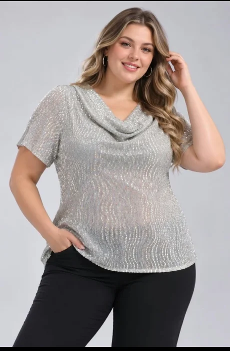 Blusa Cuello Volcado