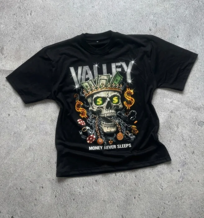 Remera Valley Stras Brillos