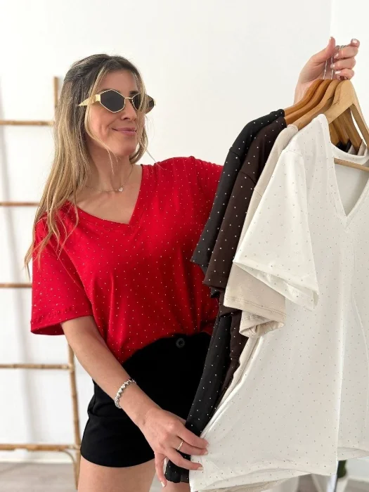 Remeron Strass Cuello V
