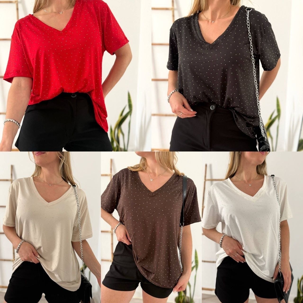 Remeron Strass Cuello V - Imagen 2