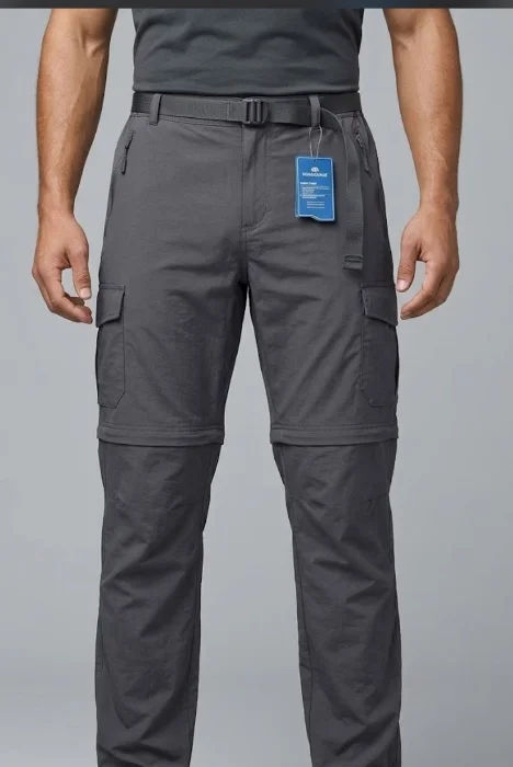 Pantalón Cargo Desmontable I-run  Secado Rápido