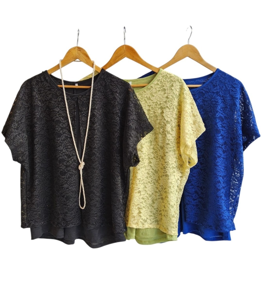 Blusa con Encaje Doble - Imagen 3