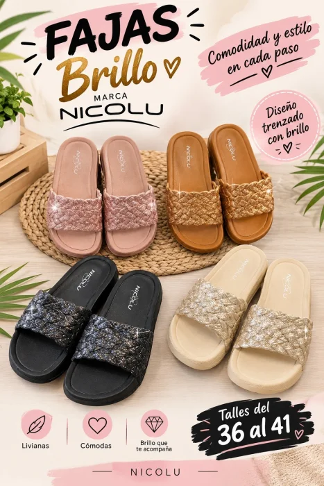 Fajas Nicolu Brillo Dama