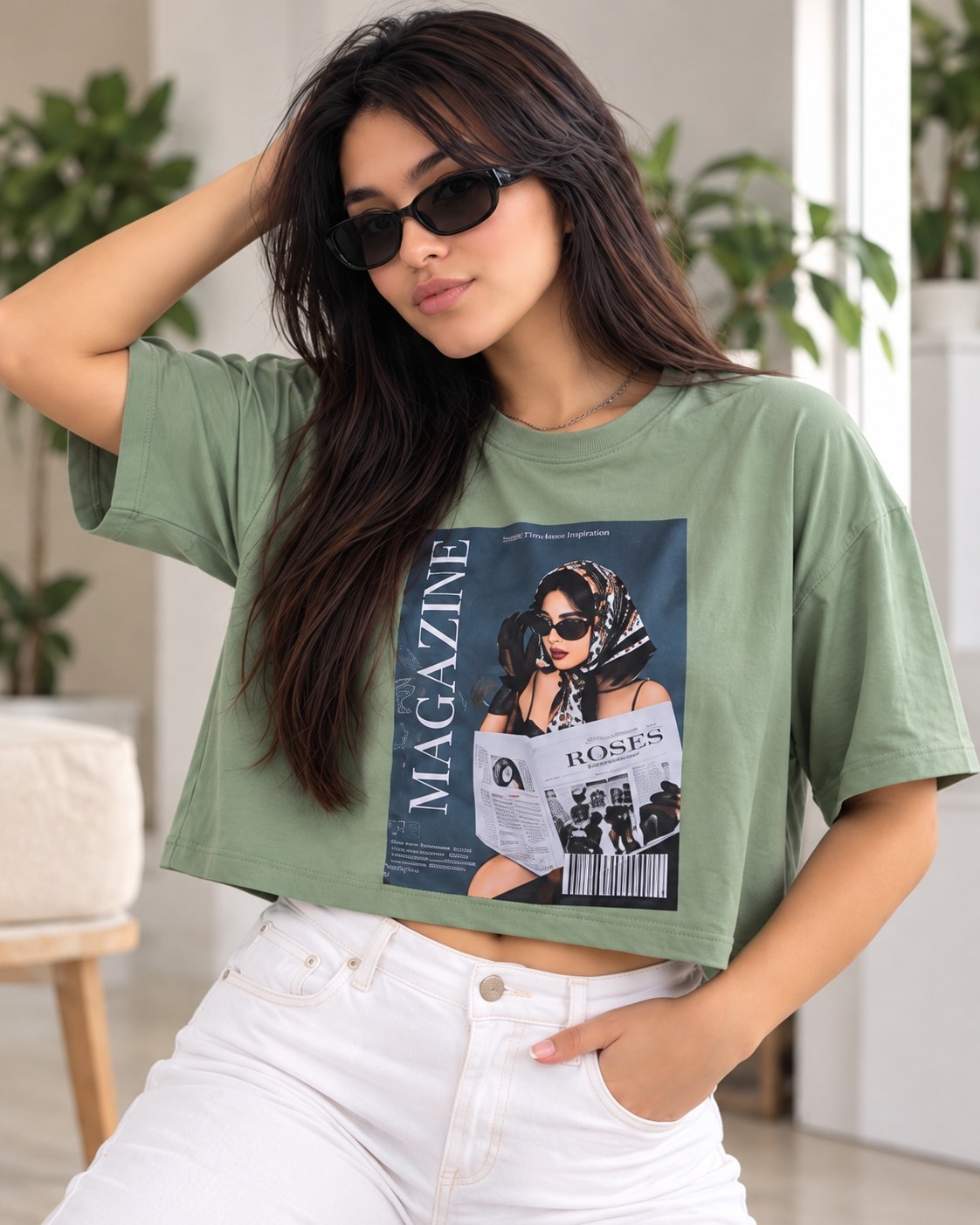 Crop Top Oversize - Imagen 6